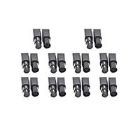 10 Paire de Connecteurs DMX Vers RJ45 Ethernet RJ45 Vers XLR 5 Broches DMX Femelle et Mâle Adaptateur pour Audio Vidéo