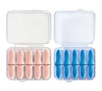 10 Paires Bouchons D'Oreille pour Dormir,Protection Auditive en Mousse,Adaptive Bouchon D'Oreille Sommeil Avec Boîte,Pour Dormir Sur le Côté, Travailler, Voyager,pour une Famille Utiliser