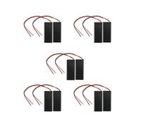 10 Pcs 2xAAA 3V Support de Batteries Porte-Pile A Fil A / Du Commutateur M Couvercle