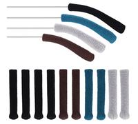 10 Pcs/5 Paires Coussinets Protege Branche Lunette, Anti Glisse Lunettes, Coussinets d'Oreille pour Lunettes, Antidérapant Couvre-bras pour Lunettes Accessoires, Branches de Lunettes de Soleil