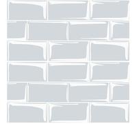 10 PCS Autocollant pour carrelage mural, Stickers Carreaux Muraux, Convient pour la Cuisine, Salle de Bain（30x30cm）