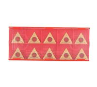 10 PCS Inserts en Carbure Triangulaire en Acier au Tungstène Insertion Lame Tour Outil de Tournage CNC Insère TCMT 16T304