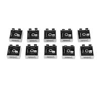 10 Pcs KBPC3510 Cas Rectaligne En Métal Phrase Simple Silicium 35A 1000V Puissance Élevée Industriel Électrique