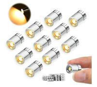 10 pcs Mini Lumières LED, Lampe LED Miniature, Mini Lampe LED avec Batterie, Mini LED a Pile, Petite Lumière LED pour Maison