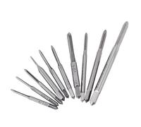 10 Pcs Mini M1 à M3.5 Machine, Tarauds à Fileter Tarauds à Flûte Droite Tarauds à Main Filetage Taraudage Tarauds à Fileter pour Usinage D'Écrous ou Autres Filetages Communs