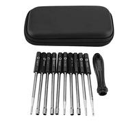 10 Pcs Outils de Réglage de Carburateur Jeu De Tournevis Cannelé Jeu d'Outils De Réglage Pacman Double D Type