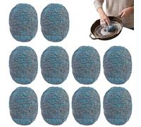 10 Pcs Tampon Jex Savon Bleu, Nettoyage Graisse Et Taches Rebelles, Entretien Quotidien Cuisine, Surfaces Acier Inoxydable, Jex Tampon Savon Bleu