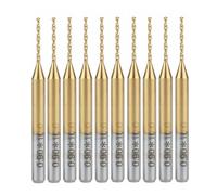 10 pcs Titane Nitrure Enduit Carbure PCB CNC Forets Routeur 0.9mm