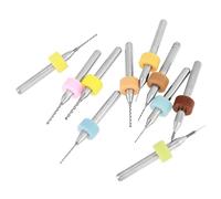 10 Pièces 0.1-1.0mm Carbure de Tungstène Micro Forets Ensemble Outil pour Carte de Circuit imprimé PCB