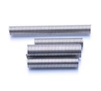 10 pièces 0.3/0.4/0.5mm fil Dia 304 acier inoxydable tête plate ressort de Tension sans crochet/boucle ressort d'extension ressort de rappel L = 10-120(20mm,0.5x3mm)