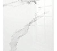 10 pièces 0,9 mètre carré Autocollants muraux en PVC blanc imperméables et anti-huile, aspect marbre. Pour le salon, la salle de bain, la cuisine, décor mural. Autocollants, décalcomanies murales, déc