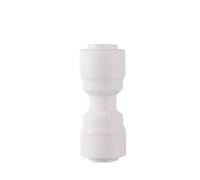 10 pièces 1/4 "accessoires de purificateur d'eau de tuyau distributeur d'eau potable directe filtre té bouchon d'extrémité de coude droit Joint rapide verrouillé(1I4 Straight 10PCS)