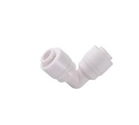 10 pièces 1/4 "accessoires de purificateur d'eau de tuyau distributeur d'eau potable directe filtre té bouchon d'extrémité de coude droit Joint rapide verrouillé(1I4 Elbow 10PCS)