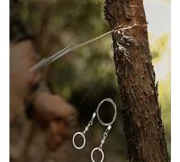10 pièces/3 pièces/2 pièces/1 pièce Scie à fil de survie d'extérieur, scie de poche portable en acier inoxydable, équipement de survie d'urgence, légère et flexible, convient pour couper du bois et de
