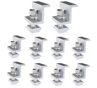 10 Pièces 30 mm Fixation Panneau Solaire, Support Panneau Solaire en Aluminium Equerre de Fixation Alu Pour Rail Panneau Solaire Module Solaire Support en Z