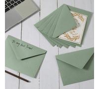 10 pièces/30 pièces/50 pièces Enveloppes convenant pour les invitations de mariage, cartes de vœux, invitations d'anniversaire, Noël Taille UniqueUnicolorePapetier