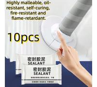 10 pièces/300g Pâte de réparation murale imperméable - Mastic plastique, mortier, trous de mur, bouches d'aération - Enduit de rebouchage de cloison sèche durable pour l'entretien et la rénovation de 