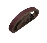 10 pièces 30x533.0mm bandes abrasives oxyde d'aluminium 1-3/16 "x 21" P36~600 Pour Accessoires(P60-Coarse)