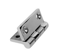 10 Pièces 38-50mm Charnières Bout À Bout Poli Miroir | Fonte solide, carré à 4 trous, construction en acier, charnière matérielle(50-50-4.5mm)