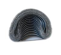 10 pièces 40 grains bandes abrasives en Zircon 20mm x 520mm bande de ponçage résistante à l ' humidité pour le meulage du métal et l ' élimination de la rouille ceinture de polissage du bois