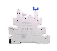 10 pièces 41F-1Z-C2-1 HF41F 5-ZS 12-ZS 24-ZS 5V 12V 24V 230V 6A 1CO Slim/SSR, montage de relais sur prise à vis avec plaquette LED