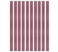 10 pièces 452x15mm bande Abrasive bande Abrasive outil de ponçage de remplacement pour le travail du bois (120 mesh 10 pack)