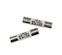 10 PIÈCES 6 * 25mm Fusible En Céramique 6 * 25 Tube D'assurance 6x25MM 0.5A 1A 2A 3A 6A 7A 8A 10A 15A 20A 25A 30A 250V RO57 BS1362(10PCS 6A)