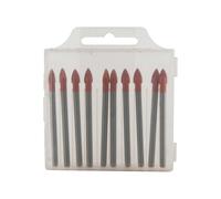 10 Pieces 6MM Glass and Tile Drill Bits Set Carbide Drilling Tool