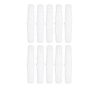 10 Pièces Adaptateur de Raccord de Tuyau en Plastique Adaptateur de Raccord de Tuyau Droit Joint D'épissage Barbelé égal Raccord Union Adaptateur pour Raccord de Tuyau(6-6mm straight through)