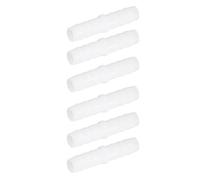 10 Pièces Adaptateur de Raccord de Tuyau en Plastique Adaptateur de Raccord de Tuyau Droit Joint D'épissage Barbelé égal Raccord Union Adaptateur pour Raccord de Tuyau(12-12mm through)