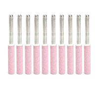 10 pièces aiguiseur de tronçonneuse Pierres de meulage 4.8mm 3/16 Outil d'affûtage Pierres bavure scie à chaîne Outil de Remplacement de fichier de meule