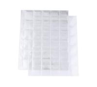 10 Pièces Album de Monnaie PVC Blanc à 3 Trous | Rangement Numismatique, Pochettes pour Timbres, Format Blanc, Usage Collection
