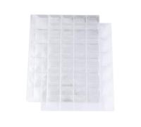 10 Pièces Album Numismatique 30 Pochettes PVC Blanc pour Pièces | Rangement, Pochette Monnaie à 3 Trous, Usage pour Timbres et Garçon et Filles, Format Classique