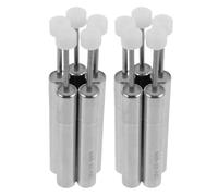 10 Pièces Amortisseur Hydraulique de Couvercle pour Poubelle, Acier | Mécanisme de Fermeture Douce, Protection les Chocs, Adapté aux Bacs sous Évier et Meubles Cuisine