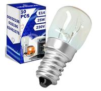 10 Pièces Ampoule Four E14 25W 230V 300°С 00032196 82461076 pour Bosch | pour Balay pour Siemens 82461076 pour Smeg - MONTERAL