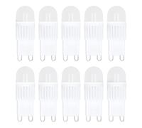 10 pièces Ampoules LED G9 à intensité Variable 2W 500Lm 30W équivalent halogène 220 Volts en céramique PC Source de Lampe à Dissipation Thermique pour Lustre intérieur Plafond (Blanc 6000K-6500K)