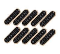 10 Pièces Autocollant Thermomètre Auto-adhésif Celsius PET Noir | Bande à Cristaux Liquides, Affichage Lisible à Changement de Couleur, Surveillance Non Invasive des Réservoirs