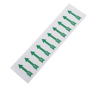 10 Pièces Autocollants de Signalisation Fléchés Vert | PP Papier Synthétique, Adhésif Simple et Visible, pour Tuyaux, Marquage Clair, Usage Sûr