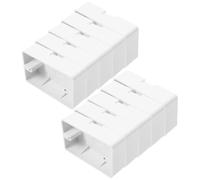10 Pièces Boîte de Raccordement Électrique Murale ABS Blanche | Montage Précis, Design Renforcé, Installation Facile, Compatible Interrupteurs et Prises US