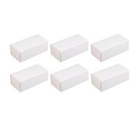 10 Pièces Boîte D'emballage en Carton Blanc de Type Tiroir | Fermeture Facile, Design à Tirer et Pousser, pour Bonbons, Bricolage, Anniversaire