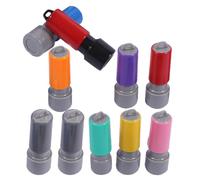 10 Pièces Boîtier à Graver Soi-même Rond en Plastique | Outil Portable pour Petites Entreprises, Projets Scolaires, Papier et Cartes Postales, Rangement Facile
