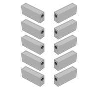 10 Pièces Bornier en Cuivre à Vis, Bloc de Connexion | Boîtier Plastique, Haute Conductivité et Protection Renforcée, pour Automatismes Industriels et Projets Commerciaux