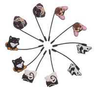 10 Pièces Bouchon pour Embout de Paille en Silicone, Motif Animal | Décorations Adorables, Légères et Pratiques, pour Familles et Pique-niques, Facile à Emporter Style Aléatoire