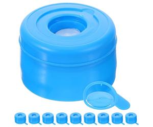 10 Pièces Bouchons de Rechange pour Carafe à Eau, Plastique Bleu | Couvercles Réutilisables pour Seau, Remplacement Facile, Usage Eau en Bouteille, Lot Pratique