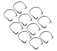 10 Pièces Bouchons D'oreilles en Silicone Arceau Anti-bruit Léger | Bruit, Très Souples et Légers, pour Avion et Train à Grosse Vitesse