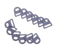 10 Pièces Boucle de Rechange pour Casque de Chantier, Attache PE | Fixation Triangulaire, Remplacement Facile, Compatibilité Large, Stabilité Renforcée, Travaux Tunnel et Électriques