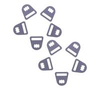 10 Pièces Boucles de Rechange pour Casque de Sécurité, PE | Clip Triangulaire pour Attache, Usage Chantier et Tunnel, Stabilité Renforcée, Confort D’oreille, Usage Industriel