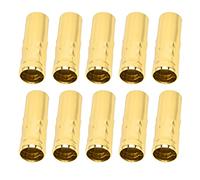 10 Pièces Bougie Goutte à Goutte Manchons Lustre Luminaire Douille Bougie Douille Couvre Pièces D'éclairage Fer Lampe Tube pour Lustre Applique Murale Suspension (Electrophoresis