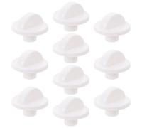 10 Pièces Bouton de Commande, Minuterie, Plastique Blanc | Réglage de Vitesse, Prise en Main Ergonomique Antidérapante, pour Ventilateurs Colonne et Électriques, Soirées et Grenier