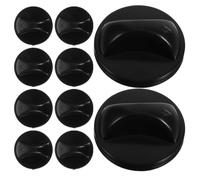 10 Pièces Bouton de Commande pour Ventilateur, Axe 6mm, Abs | Compatible Ventilateurs Électriques et Tours, Installation Facile, Usage Domestique Extérieur, Minuterie Pratique